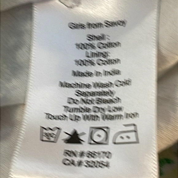 🌹NWOT:ANTHROPOLOGIE GIRLS FROM SAVOY FLORAL STRAPLESS DRESS - Picture 10 of 12